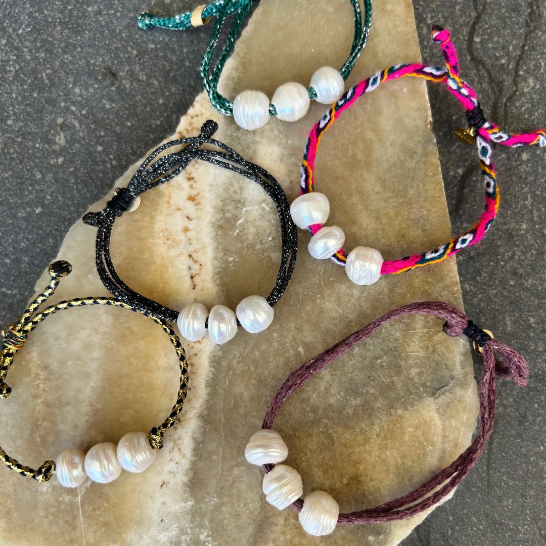 Pearl String Bracelets