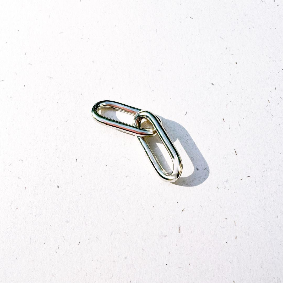 Oval Link Charm - Double